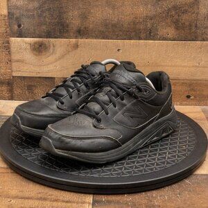 NEW BALANCE 928V3 MENS ATHLETIC SHOES BLACK LEATHER WALKING WORK SIZE 9.5D